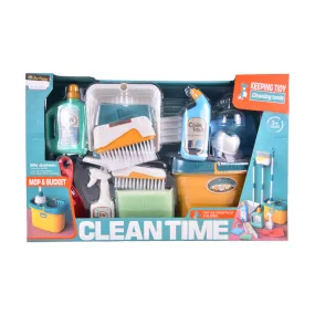 137-15 CLEAN TIME MOP& BUCKET CLEANING SET IR