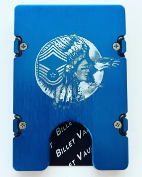 Air Force Master Sergeant Chief - Billetvault Aluminum Wallet