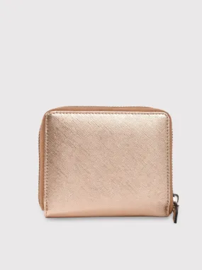 Caprese Mia Wallet Small Zip Around Rose Gold