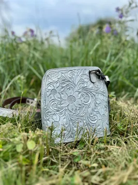 Darling Gardens of Silver Crossbody