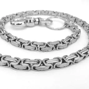 Daytona - Silver - Wallet Chain Heritage - 1/2 inch wide