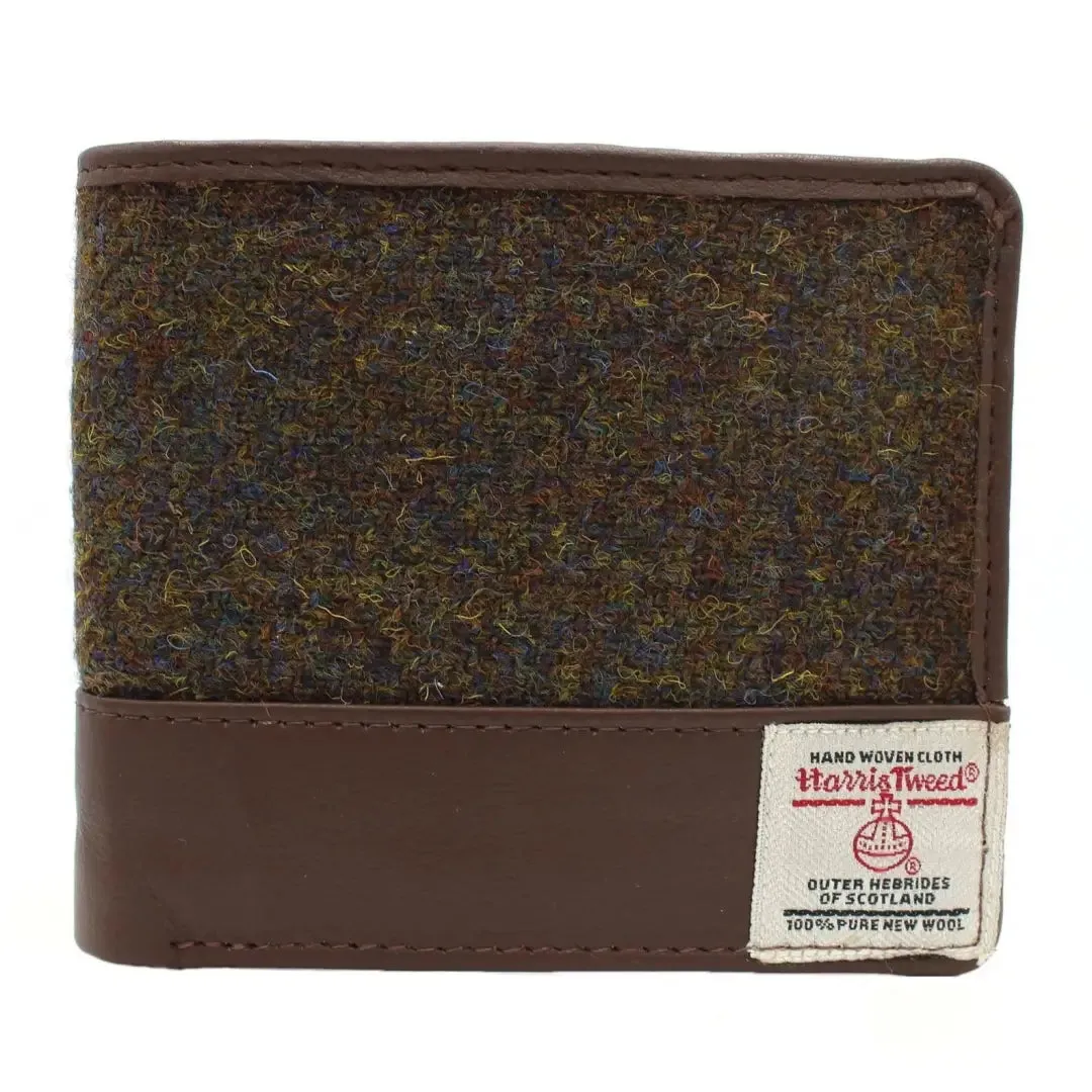 Harris Callum Harris Tweed Leather Wallet