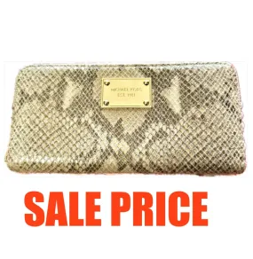 MICHAEL KORS WALLET (Exotic Leather) (preowned)