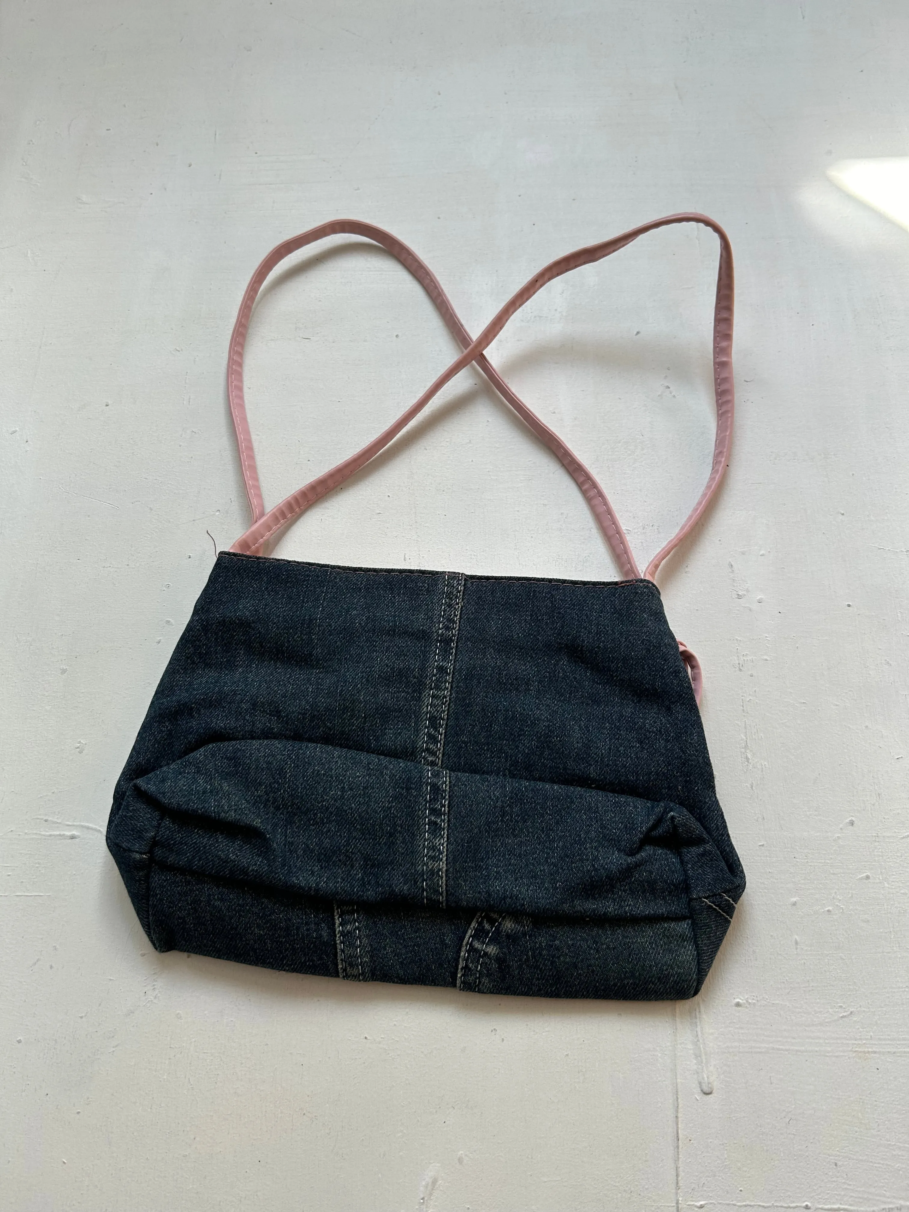 Mini denim jean's y2k vintage shoulder bag