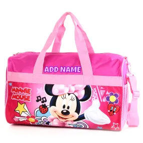 Personalized Kid's Travel Duffel Bag - Minnie Mouse