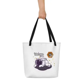 WriteHive Lite 2023 Dreams Large Tote Bag