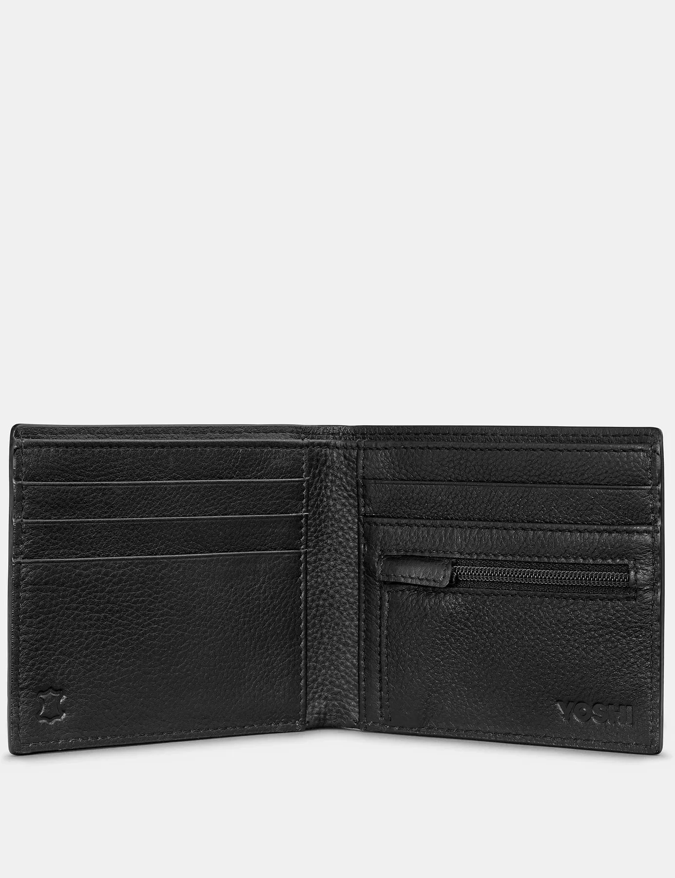 Yoshi Northern Soul Leather Wallet Black